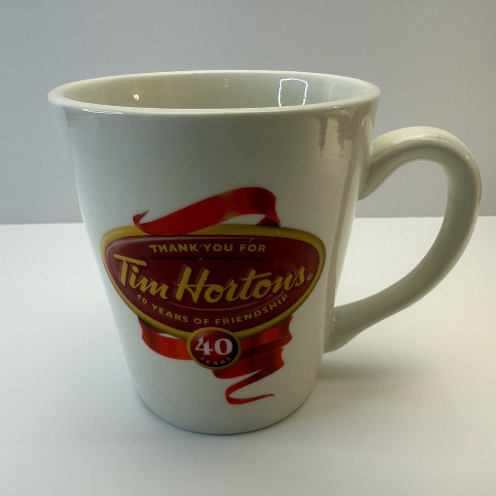Tim Hortons 40th Anniversary Limited Edition Mug – Pristine Condition (2004)